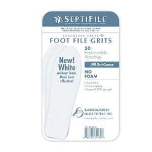 Backscratchers Septifile Foot Files White